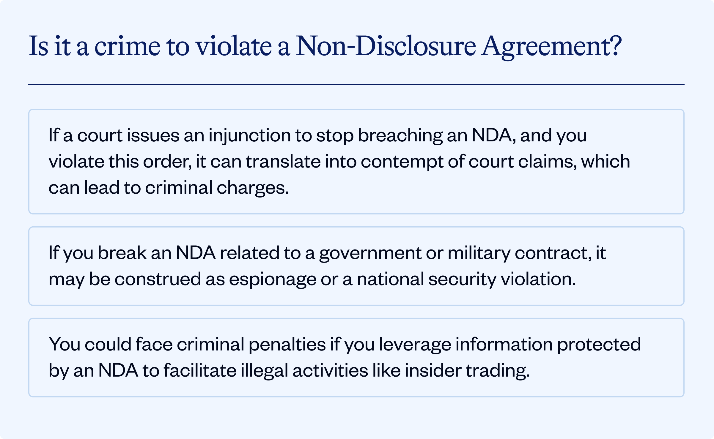 What Happens if you Break an NDA?